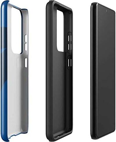 حافظة هاتف Skinit Pro متوافقة مع هاتف Samsung Galaxy S21 Ultra 5G - تصميم رؤية مزدوجة مرخص رسميًا من NFL Buffalo Bills in Saudi Arabia