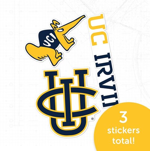ملصق صبار الصحراء بجامعة كاليفورنيا إيرفين آكل النمل UCI أكلة الفينيل شارات الكمبيوتر المحمول زجاجة مياه سجل قصاصات السيارة T5 (النوع 5-1) in Saudi Arabia