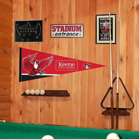 Keene State Owls Wordmark Logo Pennant Flag in Saudi Arabia