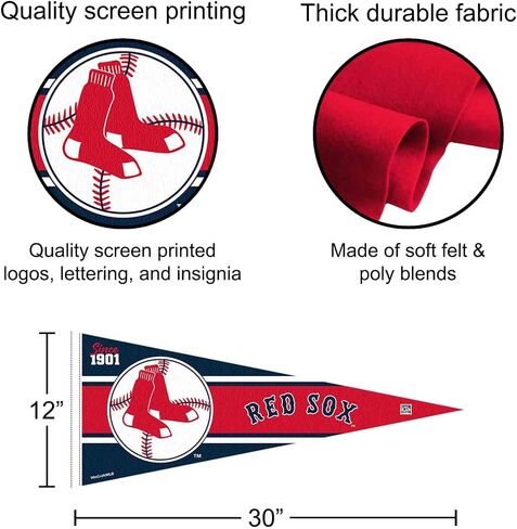 WinCraft Red Sox Retro Vintage Throwback Full Size Pennant Flag in Saudi Arabia