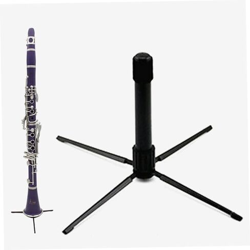 قاعدة حامل فلوت قابلة للطي ورف عرض محمول ورف للفلوت الكلارينيت والمزمار المنزلي للموسيقيين وهواة الجمع in Kuwait