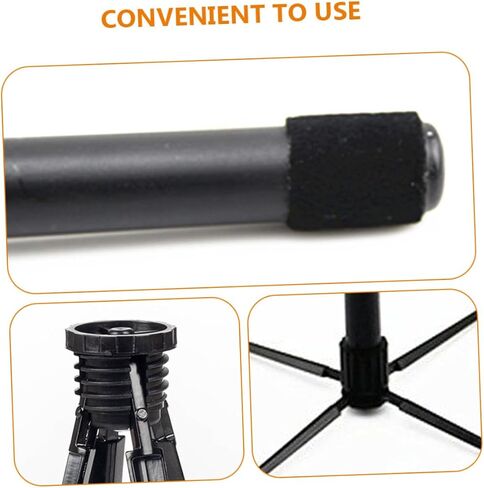 HANABASS Folding Flute Stand Portable Clarinet Holder Adjustable Display Rack for Home and Outdoor Use Stable Instrument Support Compact Design in Saudi Arabia