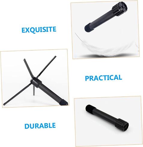 HANABASS Folding Flute Stand Portable Clarinet Holder Adjustable Display Rack for Home and Outdoor Use Stable Instrument Support Compact Design in Saudi Arabia