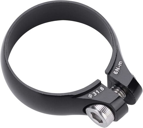 Bolt Clamp Aluminum Alloy Quick Release Seat Post Locking Clamps for 27.2mm(Black) in Saudi Arabia