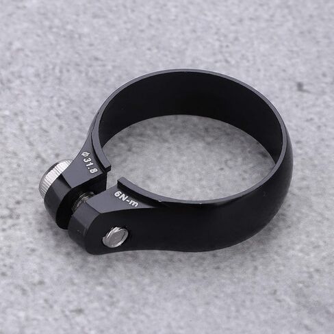 Bolt Clamp Aluminum Alloy Quick Release Seat Post Locking Clamps for 27.2mm(Black) in Saudi Arabia