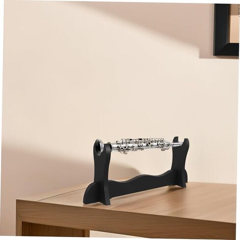 حامل عرض فلوت من الخيزران من SUPVOX، حامل سطح مكتب موفر للمساحة للموسيقيين، حامل كلارينيت قوي وحديث in Kuwait