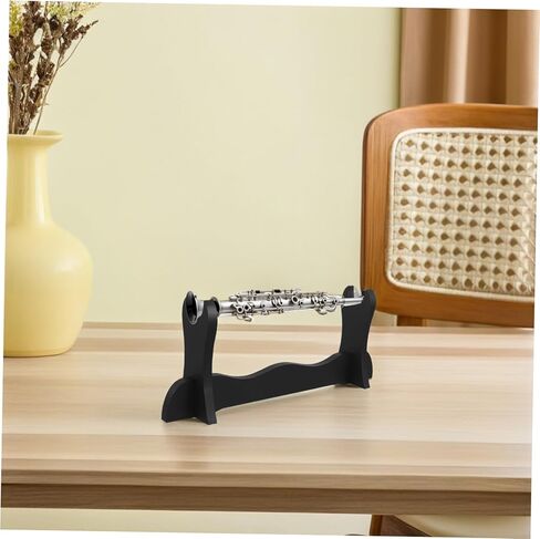 حامل عرض فلوت من الخيزران من SUPVOX، حامل سطح مكتب موفر للمساحة للموسيقيين، حامل كلارينيت قوي وحديث in Kuwait