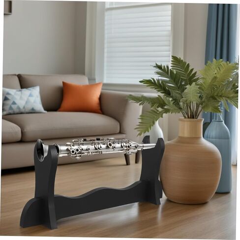 حامل عرض فلوت من الخيزران من SUPVOX، حامل سطح مكتب موفر للمساحة للموسيقيين، حامل كلارينيت قوي وحديث in Kuwait