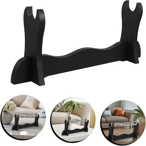 حامل عرض فلوت من الخيزران من SUPVOX، حامل سطح مكتب موفر للمساحة للموسيقيين، حامل كلارينيت قوي وحديث in Kuwait