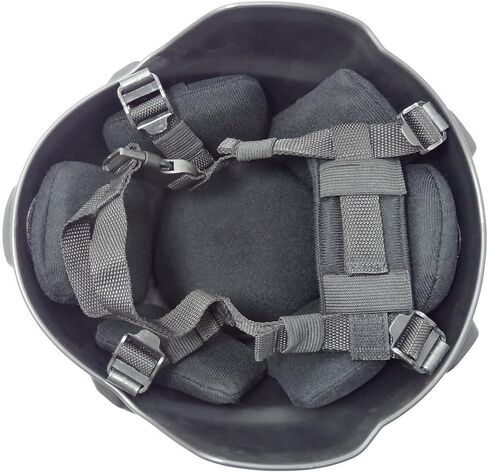 خوذة ATAIRSOFT التكتيكية Airsoft Paintball MICH 2000 مع حاجز جانبي وحامل NVG in Kuwait