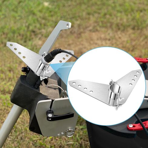 Haoguo Steering Triangle Compatible with Newport NK-180S Brushless Kayak Motor, Stainless Steel Structure, Anti-Rust, Easy Installation in Saudi Arabia