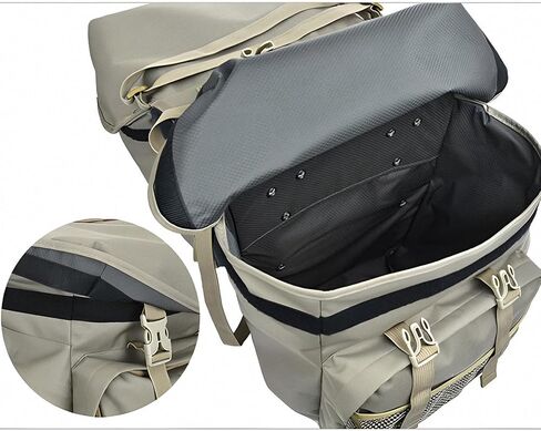 Bicycle Saddle Bags Rear Rack,Waterproof 50L Bike Panier Bag For MTB/E-Bike,Bike Trunk Bag With Reflective Stripes (Camo,50L) in Saudi Arabia