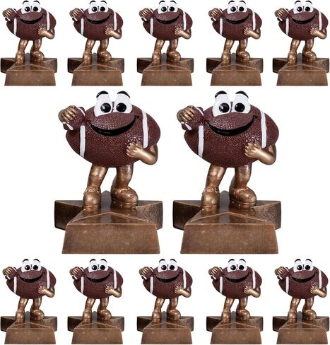 Express Medals Football Trophy Set, Pack of 12, Lil Buddy Design, Sports Award Party Favors Trophies Awards in Saudi Arabia