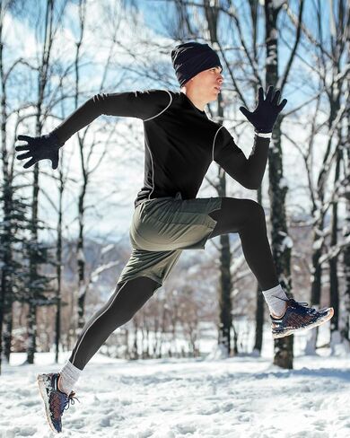 Hicarer 12 Pack Thermal Underwear Compression Set Bulk for Men Homeless Wholesale Base Layer Winter Workout Bottom Top in Saudi Arabia