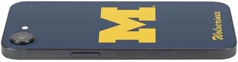Skinit Decal Phone Skin Compatible with iPhone 16e - Officially Licensed University of Michigan M Logo Design in Saudi Arabia
