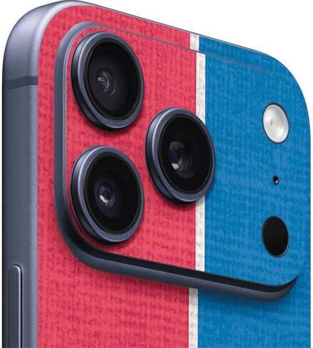 ملصق هاتف Skinit متوافق مع iPhone 17 Pro Max - تصميم مرخص رسميًا من NBA Philadelphia 76ers in Saudi Arabia