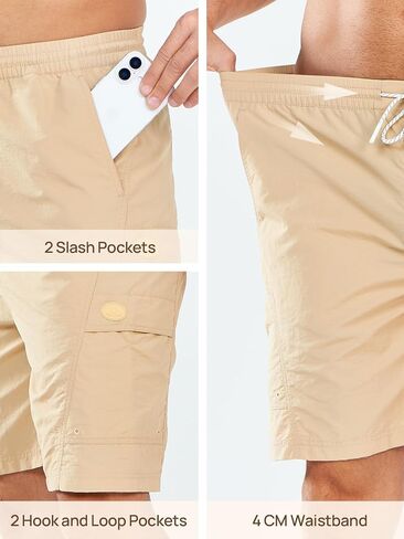 Men's Swim Trunks 9" Quick Dry Bathing Suits for Men Beach Shorts Swimwear in Saudi Arabia