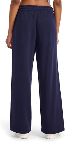 بنطال رياضي نسائي من Reebok ذو أرجل واسعة، مقاس قياسي، درزة داخلية 76.2 سم، نسيج قطن وبوليستر متوسط ​​الوزن in Kuwait