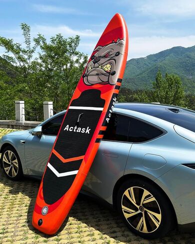 Inflatable Stand Up Paddle Board – Seat-Equipped SUP with Convertible Dual-Head Paddle, Premium Accessories, Anti-Slip EVA Deck, Ultra-Stable for All Skill Levels in Saudi Arabia