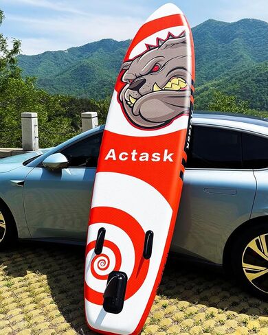 Inflatable Stand Up Paddle Board – Seat-Equipped SUP with Convertible Dual-Head Paddle, Premium Accessories, Anti-Slip EVA Deck, Ultra-Stable for All Skill Levels in Saudi Arabia