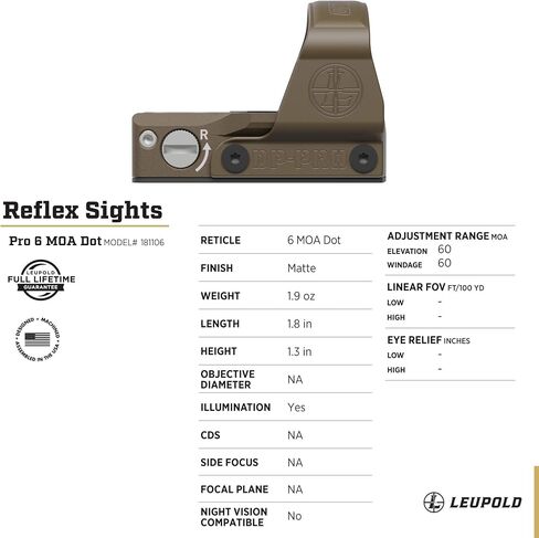 جهاز الرؤية المنعكس Leupold DeltaPoint Pro in Kuwait
