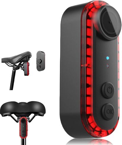 Yoidesu Rear View Camera, DV Camera Taillight, 1080P 150° | Rechargeable | 3500mAh Battery Up to 6 Hour Runtime | IPX6 Water | Safety Rear Light in Saudi Arabia