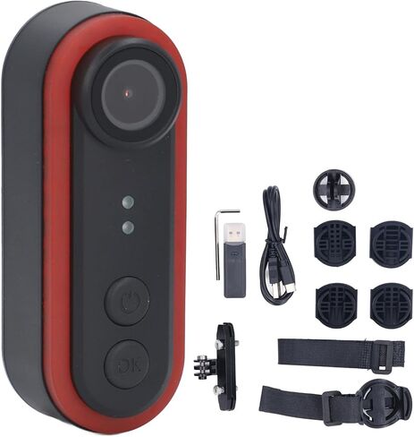 Yoidesu Rear View Camera, DV Camera Taillight, 1080P 150° | Rechargeable | 3500mAh Battery Up to 6 Hour Runtime | IPX6 Water | Safety Rear Light in Saudi Arabia