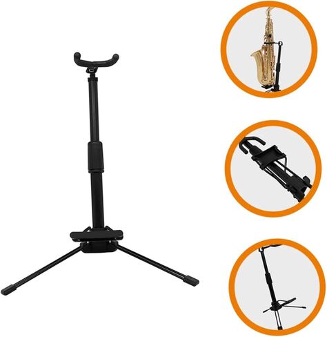 Foldable Flute Stand and Clarinet Holder Portable Oboe Rack for Wind Instruments Space-saving Sturdy Design for Musicians and Collectors for Home and Studio Use in Kuwait