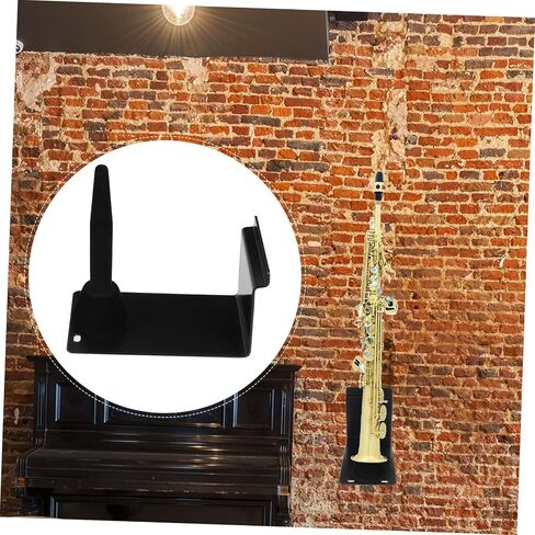 Yardwe Saxophone and Flute Wall Holder Durable Storage Bracket for Woodwind Instruments Design for Easy Mounting for Home Music Displays and Accessories in Saudi Arabia