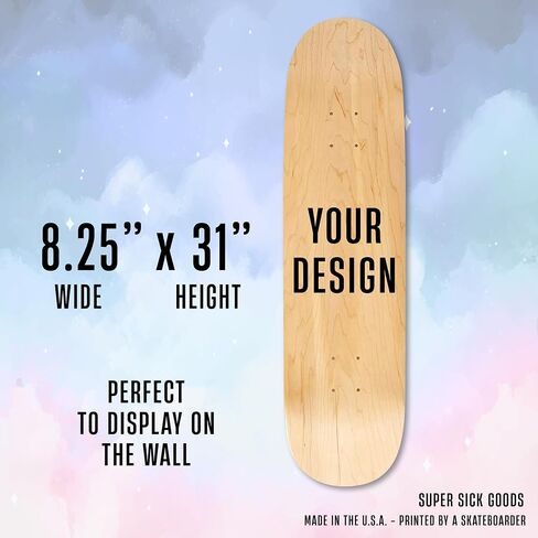 Custom Skateboard, Deck Personalized, Make Your Own Skateboard - Upload Your Awesome Image in Saudi Arabia