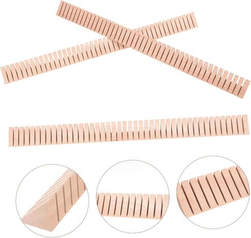 HANABASS 3Pcs Guitar Purfling Binding Strip Set Flexible Wooden Inlay for Acoustic Guitar Made from Ouguman Material for Edge Trim Projects in Saudi Arabia