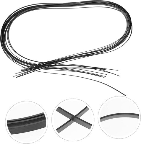 DECHOUS 12Pcs Decorative Binding Strips for Acoustic Classical Guitars Material Guitar Parts for Edging Trim and Decoration in Saudi Arabia
