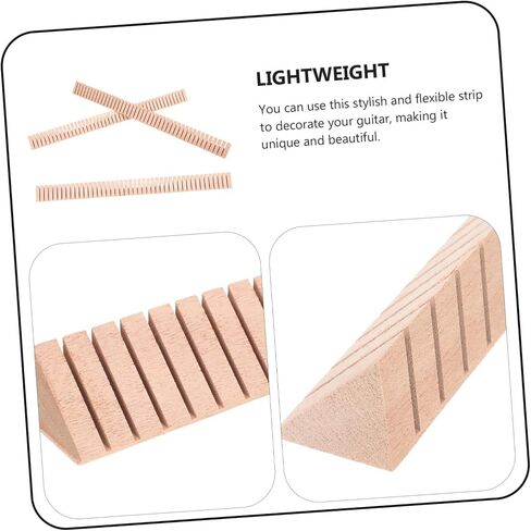 BESPORTBLE 3pcs Guitar Purfling Binding Strips Flexible Wooden Edging for Guitar Ukulele and Stylish Acoustic Decoration Protects against Damage and Water Seepage in Saudi Arabia