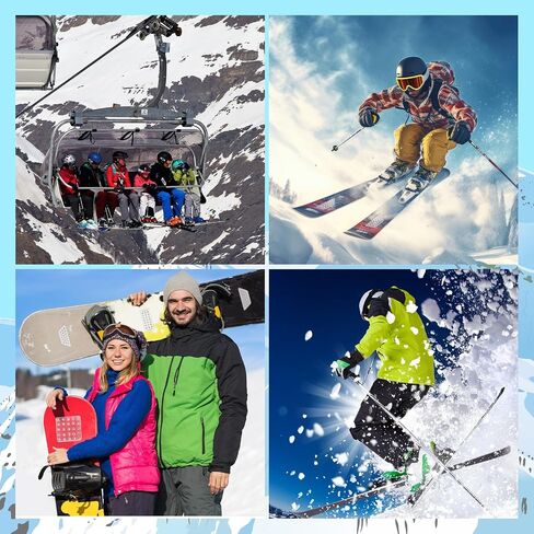 WILLBOND 2 Set (8 Pcs) Snowboard Stomp Pads, 3D Clear Antiskid Grip Pad Non-Slip Mat for Snowboarding Winter Snow Board Accessories, Enhanced Friction and Grip in Saudi Arabia