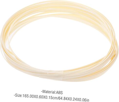 Kisangel 10pcs Guitar Binding Strip Abs Guitar Inlay Decor Edge Protector Strip Inlay Easy Install in Saudi Arabia