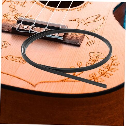 BESPORTBLE 12pcs ABS Guitar Binding Purfling Strips 1650 * 6 * 1.5mm Decorative Edging for Guitars and Ukuleles Easy to Install Accessories in Saudi Arabia
