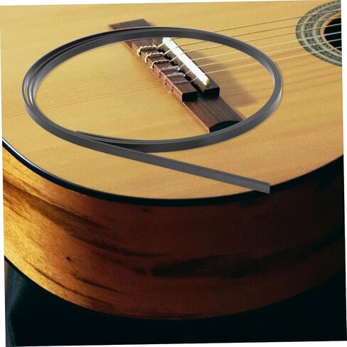 BESPORTBLE 12pcs ABS Guitar Binding Purfling Strips 1650 * 6 * 1.5mm Decorative Edging for Guitars and Ukuleles Easy to Install Accessories in Saudi Arabia