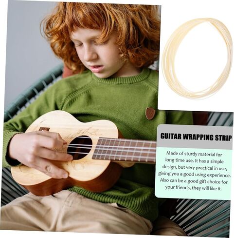 Yardwe Guitar Binding Material 10pcs Abs Guitar Inlay 1650 * 6 * 1.5mm Edge Protector Multi-purpose Decorative Strips in Kuwait