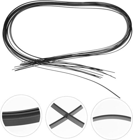 HANABASS Guitar Binding Strip Purfling 12pcs Plastic Inlay Strips Guitar Edge Trim in Saudi Arabia