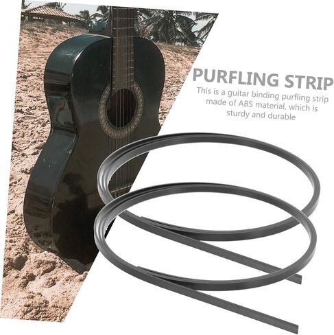 HANABASS Guitar Binding Strip Purfling 12pcs Plastic Inlay Strips Guitar Edge Trim in Saudi Arabia