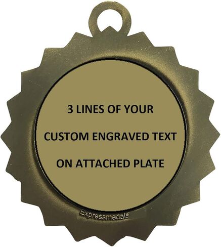 1 to 50 Packs Boxing Gold Medals Trophy Award with Free Custom Engraving D03-MY412 in Saudi Arabia