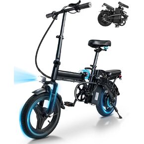 دراجة كهربائية GOKU للبالغين بمحرك ذروة 500 وات، دراجة كهربائية قابلة للطي 20 ميل في الساعة، دراجات كهربائية بإطارات 14 بوصة/20 بوصة بحد أقصى 15 درجة صعودًا، بطارية 374.4/576 وات في الساعة، نطاق PAS 25-45 ميلًا، دراجات إلكترونية للبالغين والمراهقين in Kuwait