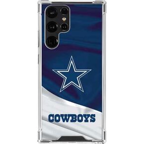 حافظة هاتف Skinit الشفافة متوافقة مع هاتف Galaxy S23 Ultra - تصميم مرخص رسميًا من NFL Dallas Cowboys in Saudi Arabia