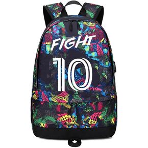 Soccer Player 10 Luminous Ball Storage Backpack Sports Equipment Depositary Multifunctional Bag For Men Women in Saudi Arabia