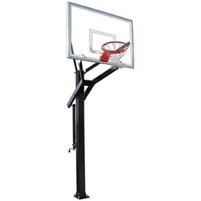 First Team Powerhouse 660 Steel-Glass In Ground Adjustable Basketball System44; Orange in Saudi Arabia