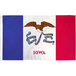 Iowa State Flag - 3x5ft Premium Polyester Printed Flag in Saudi Arabia
