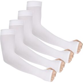 Ouligay 4 Pairs UV Sun Protection Arm Sleeves for Men Women UPF 50 Compression Cooling Sleeves Tattoo Cover Up Sports Sleeve in Kuwait