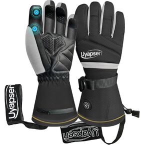 New 2026 Heated Gloves for Men & Women, Rechargeable 3-Temp Electric Hand Warmer Gloves with Touchscreen, Waterproof Winter Gloves for Ski Snowmobile Motorcycle Hunting Camping Hiking Work in Saudi Arabia
