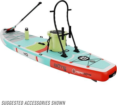 BOTE HD Aero قابل للنفخ لوح مجداف MAGNEPod متوافق مع Blow Up iSUP مع مجداف حقيبة سفر للبالغين والأطفال مناسب للعائلة 11 قدم 6 بوصات مقاس متعدد الألوان in Kuwait