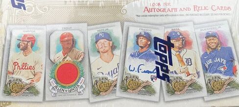 2022 Topps Allen and Ginter Baseball Series صندوق بيع بالتجزئة مختوم من المصنع مكون من 24 عبوة مع بطاقة أساسية صغيرة واحدة لكل حزمة in Saudi Arabia